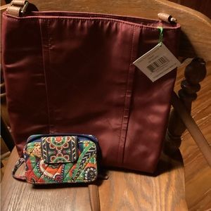 Vintage Vera Bradley CB in Claret (wallet sold separately)